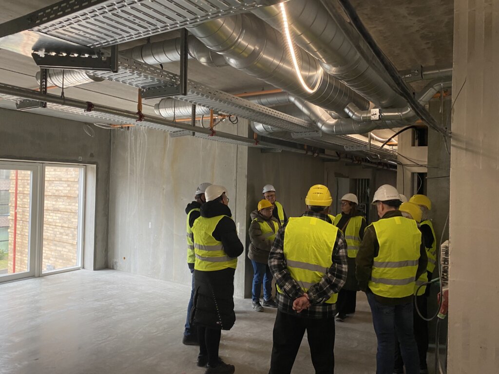 Åbent hus på byggepladsen